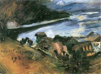Walchensee bei Mondschein von Lovis Corinth
